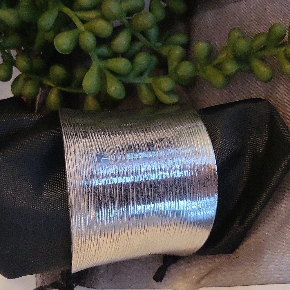 Silver Necklace & Cuff Bundle - image 4